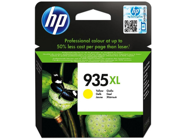 Cartucho de tinta HP 935XL Amarillo Original (C2P26AL).
