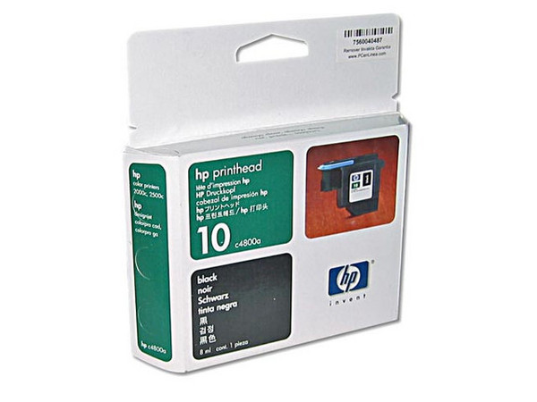 TINTA HP NEGRO 10 PRINTHEAD LO Modelo: C4800A
