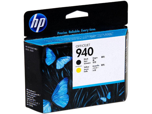 Cabezal de Impresión HP 940 Negro-Amarillo, Modelo: C4900A