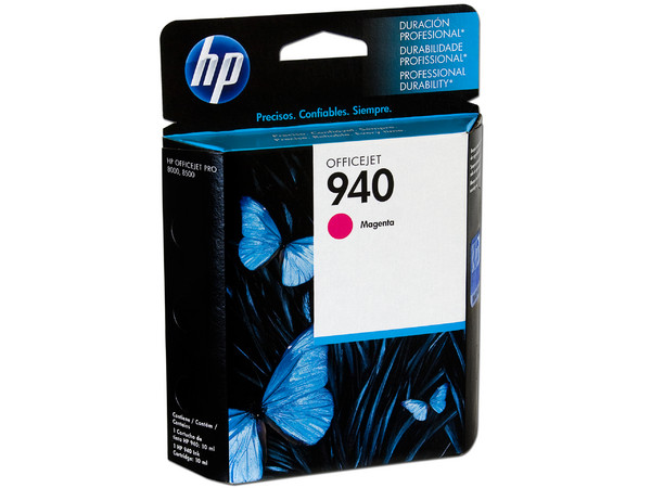 Cartucho de tinta HP 940 Magenta Original (C4904AL).