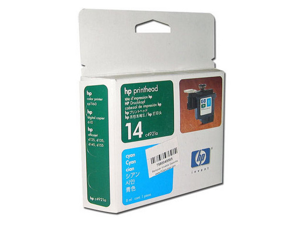 TINTA HP CYAN 14 CP1160 CABEZA Modelo: C4921A
