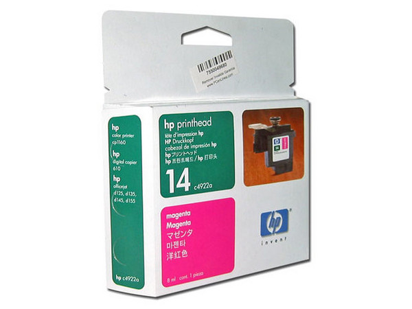 TINTA HP MAGENTA 14 CP1160 CAB Modelo: C4922A
