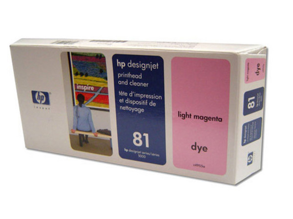 Cabezal de impresión HP 81 Magenta claro, Modelo: C4955A.