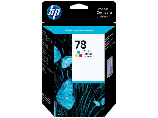Cartucho de tinta HP 78 Tricolor Original (C6578DL).