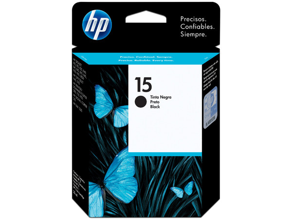 Cartucho de tinta HP 15 negra Original (C6615DL).