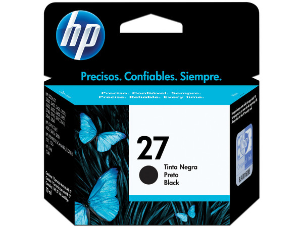 Cartucho de tinta HP 27 negra Original (C8727AL).