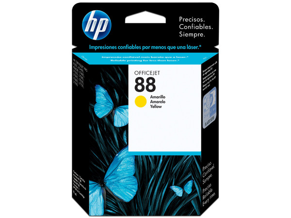 Cartucho de tinta HP 88 Amarillo Original (C9388AL).