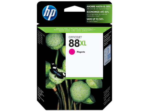 Cartucho de tinta HP 88XL Magenta Original (C9392AL).