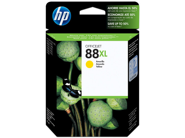 Cartucho de tinta HP 88XL Amarillo Original (C9393AL).
