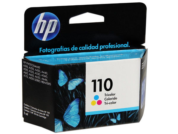 Cartucho de tinta Tricolor HP 110 Original (CB304AL).