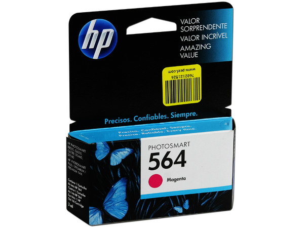 Cartucho de tinta HP 564 Magenta Original (CB319WL).