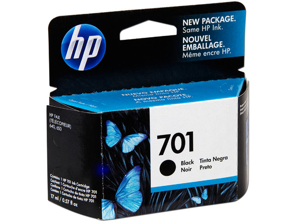 Cartucho de Tinta HP 701 Negro, Modelo: CC635A  