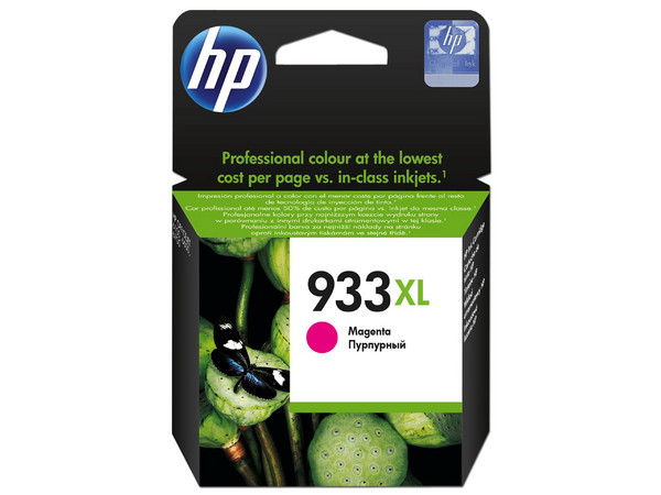 Cartucho de tinta HP 933XL Magenta Original (CN055AL).