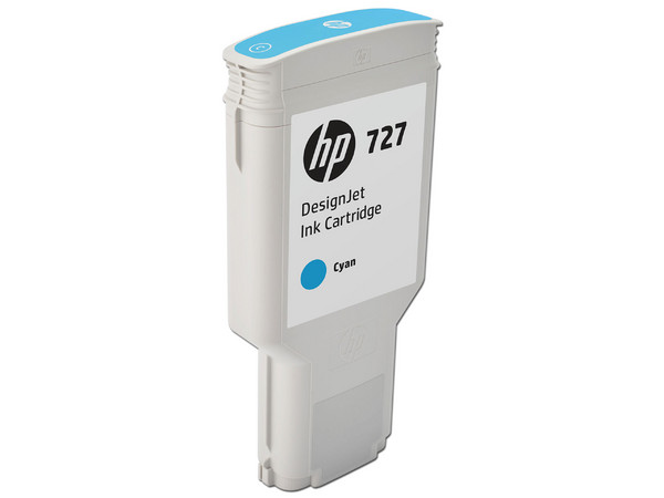 Cartucho de tinta HP 727, Cian, Modelo: F9J76A.