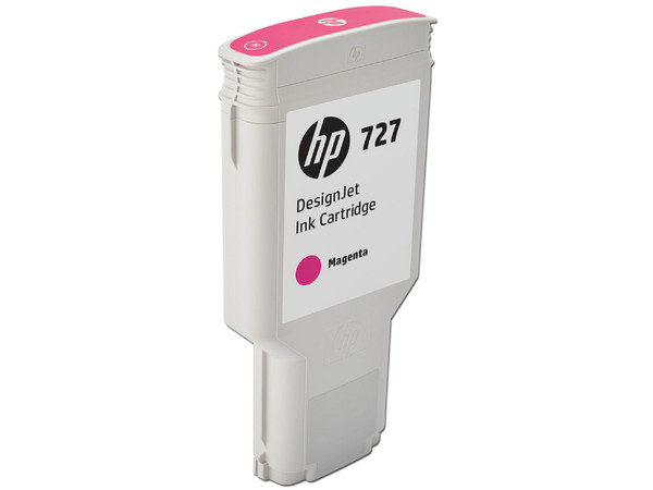 Cartucho de tinta HP 727, Magenta, Modelo: F9J77A.