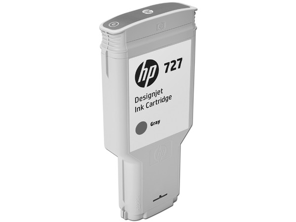 Cartucho de tinta HP 727, Gris, Modelo: F9J80A.