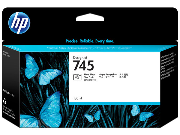 Cartucho de Tinta HP 745 Negro Fotográfico, Modelo: F9J98A.