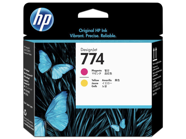 Cabezal de impresión HP DesignJet 774 Magenta/Amarillo, Modelo: P2V99A