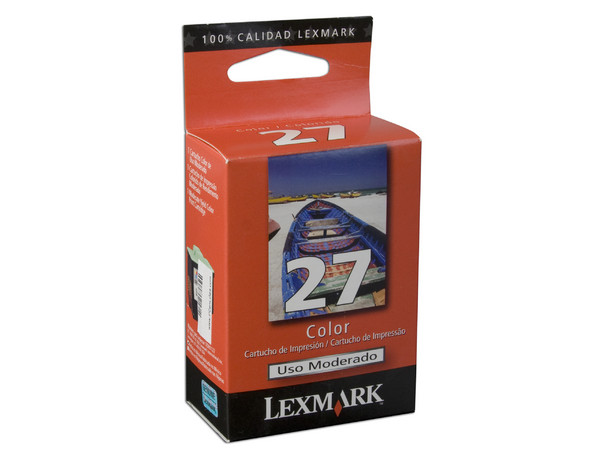 Cartucho de Tinta Lexmark 27 Color, Modelo: 10N1127