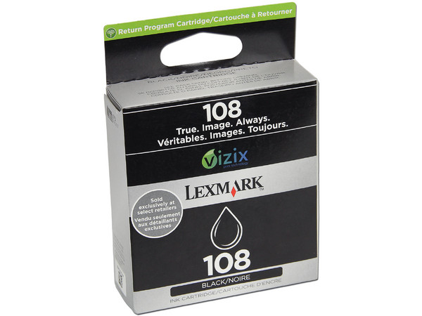 Cartucho de Tinta Lexmark 108 Negro, Modelo: 14N0332