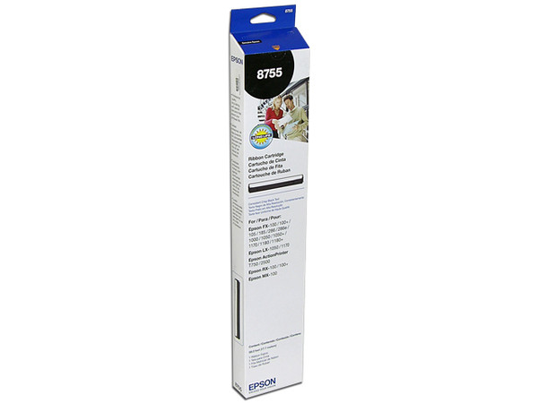 Cinta Epson, Negra para Impresoras FX-100, 185, 286, 1170, 1180, MX100, RX100, AP2500