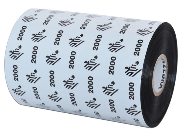 Rollo de Cinta de Resina Zebra LA02000BK11030, Núcleo de 25mm, 110mm x 300m.