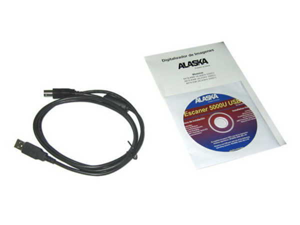 Scanner Alaska Modelo 5000U, 1200 dpi, 48 bits, USB.