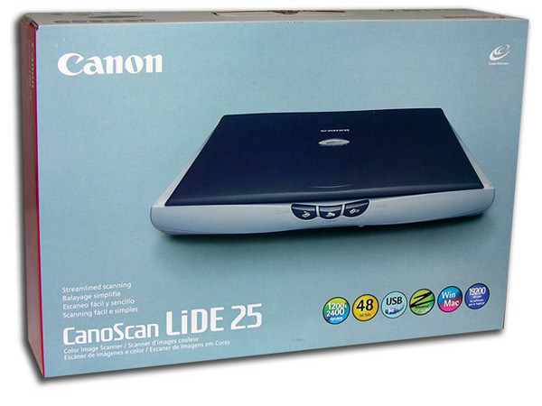 Escáner Canon LiDE 25, 48bits, 1200 x 2400 dpi