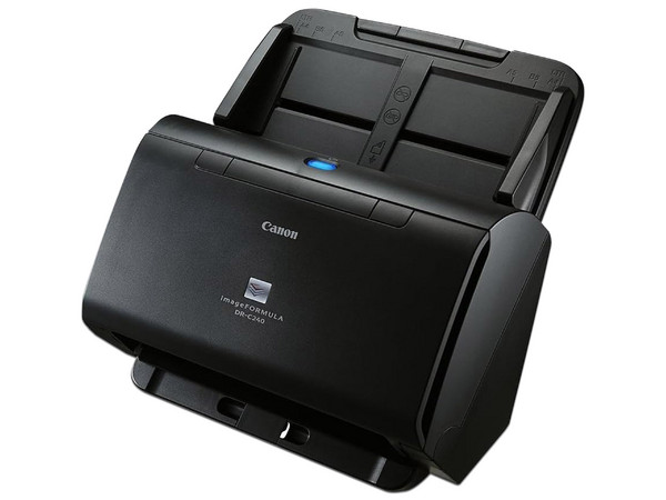 Escáner Canon imageFORMULA DR-C240, 600 x 600 DPI, 45 ppm, Escaneo a Color, Dúplex, ADF de 60 Hojas, USB 2.0. Color Negro.