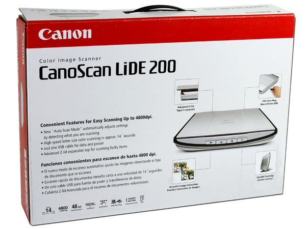 Escáner Canon LiDE 200, 48bits, 4800 x 4800 dpi