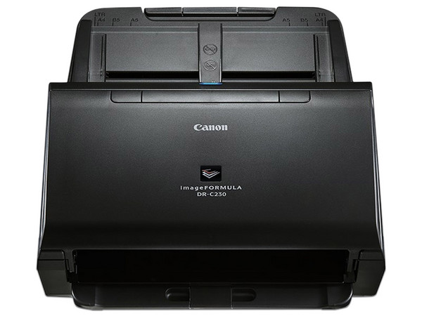 Escáner Canon imageFORMULA DR-C230, 600 x 600 DPI, Color, Escaneado Dúplex, USB 2.0, Negro.