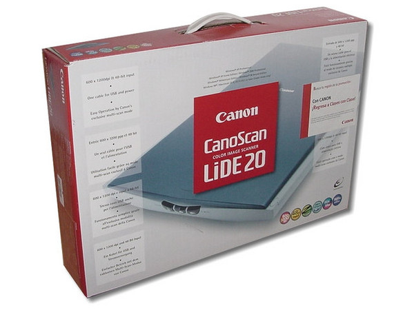 Scanner Canon Lide 20, 600 x 1200 dpi, USB 2.0