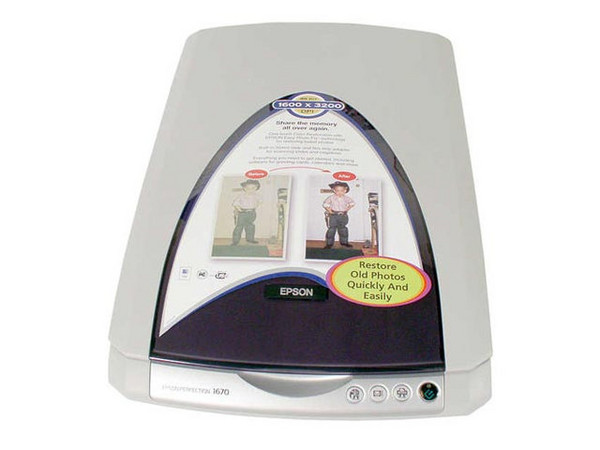 Scanner Epson Perfection 1670 Photo con Unidad para Transparencias, 48BITS, 1600X3200DPI