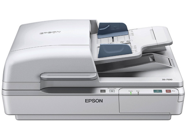 Escáner de cama plana Epson DS-7500, 48 bits, hasta 1200 dpi, con ADF.