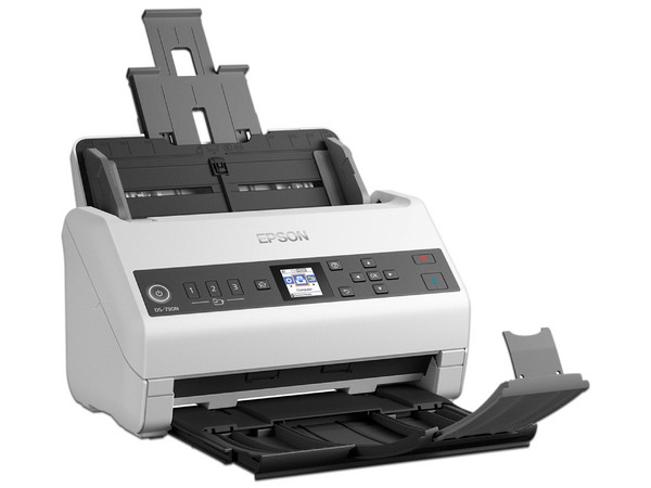 Escáner Epson DS-730N a color, Resolución 600 x 600 dpi, USB 2.0.