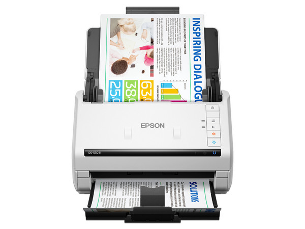 Escáner Dúplex Epson DS-530 II a Color, 30 bits, Resolución 600 x 600 ppp, USB 3.0. Incluye Software Epson Document Capture Pro para Digitalización en la Nube.