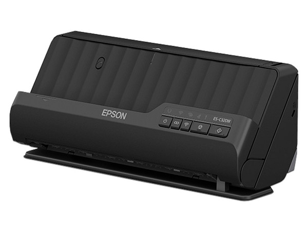 Escáner Compacto Epson WorkForce ES-C320W, Resolución de 600DPI, USB, Wi-Fi, Color Negro.