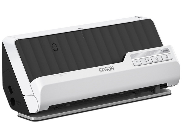 Escáner Compacto Epson DS-C490, Escaneado Dúplex, Resolución de 600ppp, USB, Color Gris.