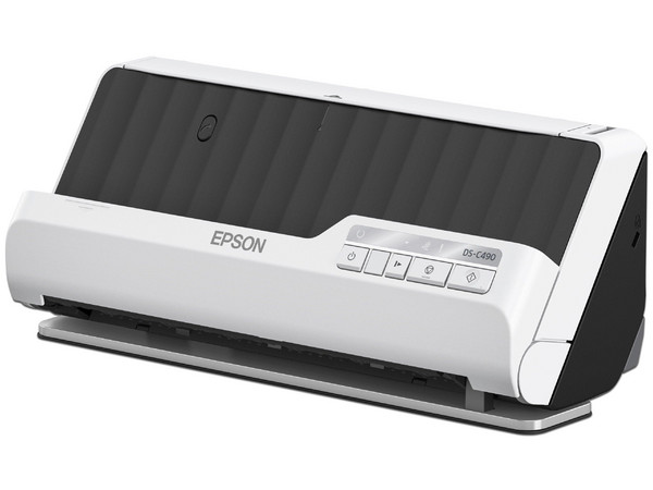 Escáner Compacto Epson DS-C490, Escaneado Dúplex, Resolución de 600ppp, USB, Color Gris.