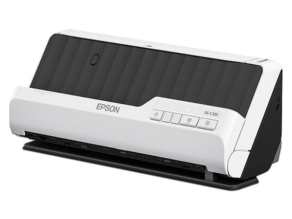 Escáner Compacto Epson WorkForce DS-C330, Escaneado Dúplex, Resolución de 600DPI, USB, Color Gris.