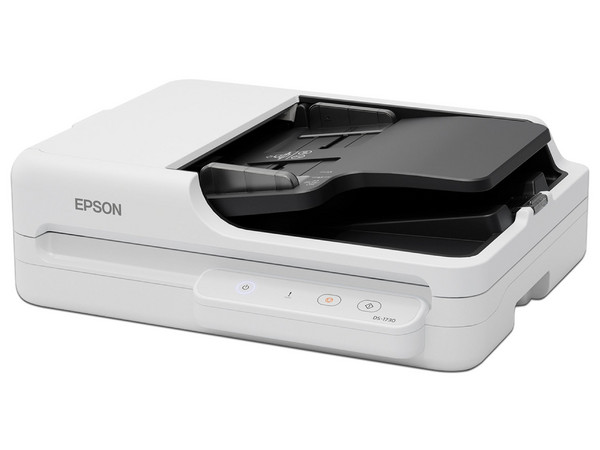Escáner de Cama Plana Epson DS-1730, Resolución de 1200 x 1200DPI, USB, Dúplex, Color Blanco.