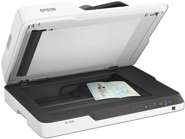 Escáner de Cama Plana Epson DS-1630, 30 bits, hasta 1200 dpi, con ADF.