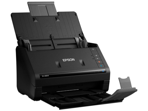Escáner Epson ES-400 II con resolución de hasta 1.200 dpi, USB 3.0.
