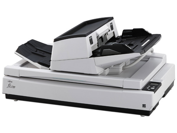 Escáner de Cama Plana Fujitsu FI-7700, Hasta 600 dpi, ADF Hasta 300 hojas, USB.