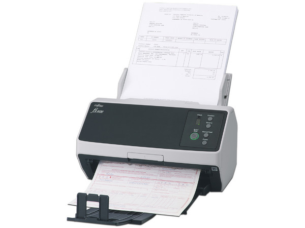 Escáner Fujitsu FI8150 hasta 600 dpi, 50ppm, Ethernet, USB 3.2.