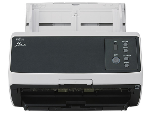 Escáner Fujitsu FI8150 hasta 600 dpi, 50ppm, Ethernet, USB 3.2.