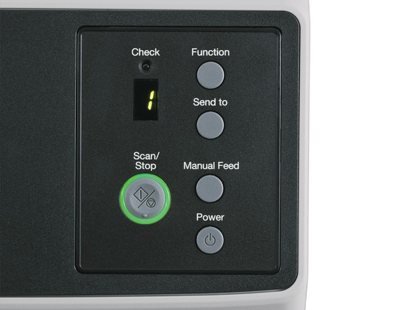 Scanner Fujitsu fi-8150, 600 x 600DPI, Escaneado Dúplex, USB 3.2, Color gris.