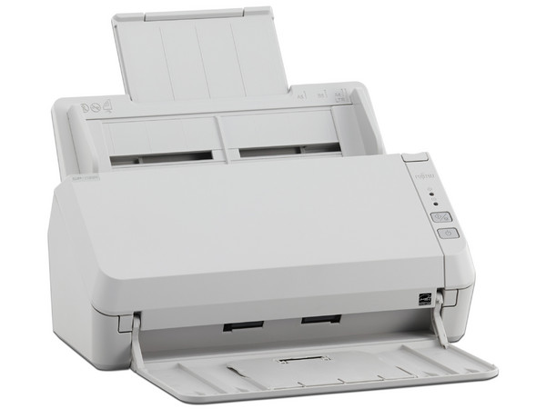 Scanner Fujitsu SP-1120N, Resolución de 600 x 600 DPI, Escaneado Duplex, USB, Ethernet, Color Gris.