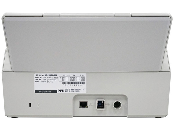 Scanner Fujitsu SP-1120N, Resolución de 600 x 600 DPI, Escaneado Duplex, USB, Ethernet, Color Gris.