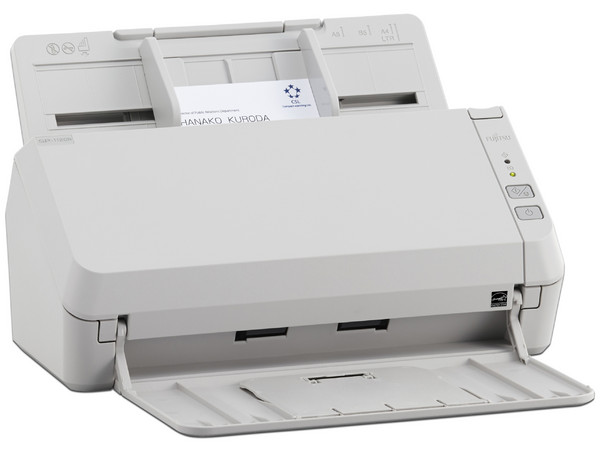 Scanner Fujitsu SP-1120N, Resolución de 600 x 600 DPI, Escaneado Duplex, USB, Ethernet, Color Gris.